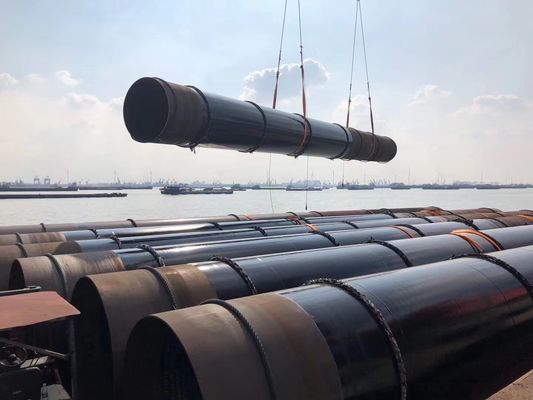 Phẩm chất  Custom LSAW Steel Pipe / Welded Carbon Steel Pipe For Underground Bunker nhà máy sản xuất