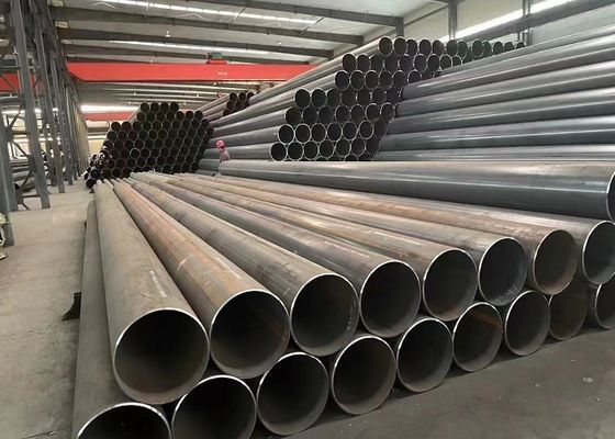 ERW ống thép cacbon với màu đen / galvanized / sơn bề mặt kết thúc
