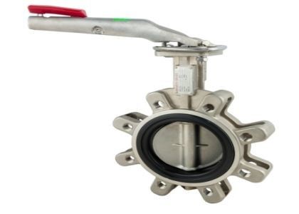 Bolted Bonnet thép không gỉ van bướm API JIS GOST DIN hoạt động thủ công