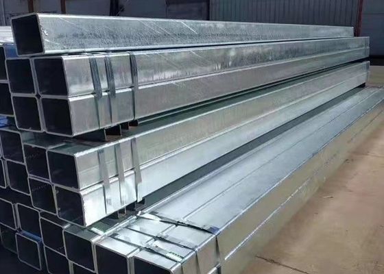 Các phần rỗng thép kẽm ASTM JIS Tiêu chuẩn GB 1-12m Chiều dài 5-400mm Độ kính bên trong Profile rỗng