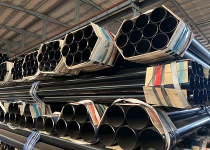 Dịch vụ đâm ASTM A / ASME SA 53 lớp A B Bơm thép không may màu đen Độ dày 0,2-100mm