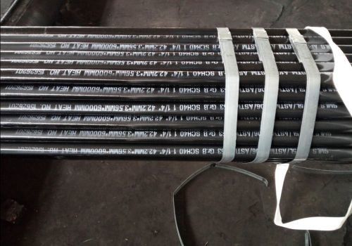 Ống thép ASTM A53 lớp B ERW với sơn màu đen