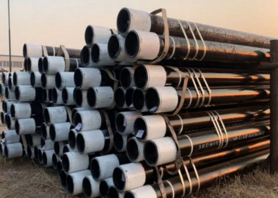 API 5CT ống khoan thép liền mạch với hình dạng sợi tròn / đệm / trục