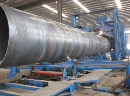 Giấy chứng nhận thử nghiệm máy 5mm-25.4mm SSAW ống thép cho thiết bị máy móc nặng