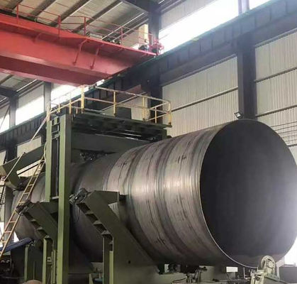 Giấy chứng nhận thử nghiệm máy 5mm-25.4mm SSAW ống thép cho thiết bị máy móc nặng