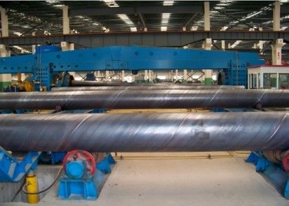 3PE ốp SSAW ống thép kích thước 1010mm OD 1626mm đường kính lớn