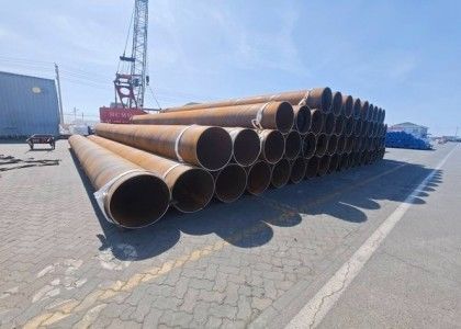 Q235 Q195 Lớp A B 2235mm SSAW ống thép với 5mm-25.4mm tường