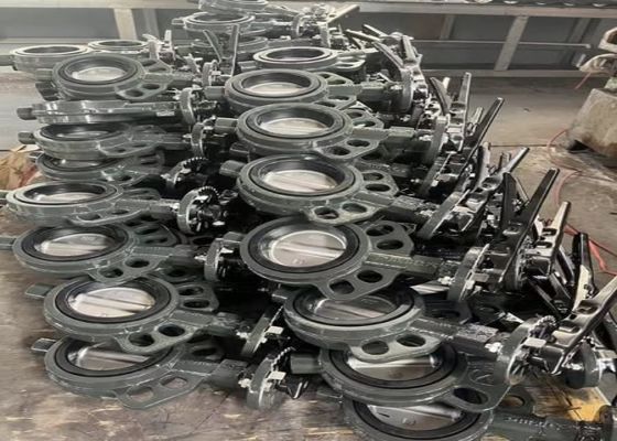 Van bướm với nắp bốt và một/hai nắp cho các hệ thống thủy lực điều khiển nhiệt độ
