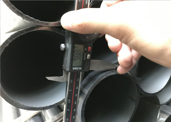 6.4M Chiều dài điện kháng ERW hàn ống thép với đầu bảo vệ nắp bên thứ ba kiểm tra SGS