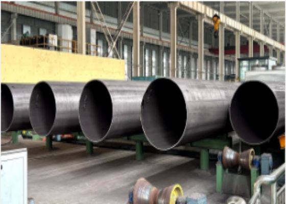 Bơm cấu trúc trần trụi Bơm thép LSAW Với độ dày tường 5mm-50mm