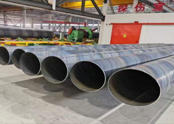 Ống thép hàn xoắn SSAW 219.1-2540mm OD dùng để vận chuyển nước, khí đốt, dầu