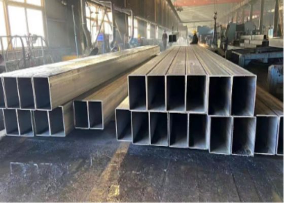 S235JR Thép rỗng 15-000mm OD Đen hình chữ nhật