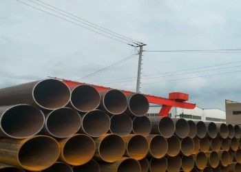 S355JR ERW Steel Pipe for Structural Support with 0.5-60mm Wall Thickness